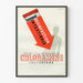 Poster vintage disinfezione intestinale Cloramina