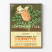 Poster vintage Chophytol - Tonico del fegato e potente diuretico