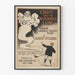 Poster vintage Chris and the Wonderful Lamp per decorazione murale