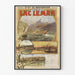 Poster vintage Cie Gle de Navigation sul Lago Lemano