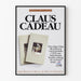 Poster vintage Claus Cadeau Boekenweek 1989
