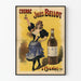 Poster vintage Cognac Jules Bellot a Cognac
