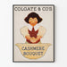 Poster vintage Colgate & Co's Cashmere Bouquet