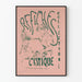 Poster artistico vintage Serigrafia della Critica Parigi