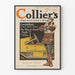 Poster vintage automobile Collier's 1914 Sezione Automobili