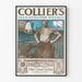 Poster vintage Collier's Illustrated Weekly La grande sciopero 1901