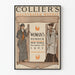 Poster vintage Collier's Illustrated Weekly Numero Donna 1902
