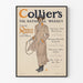 Poster vintage Collier's The National Weekly 1909