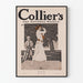Poster vintage Collier's The National Weekly - The First Tee