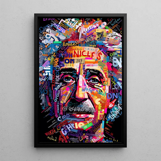 Street Art - Mosaico Moderno di Einstein