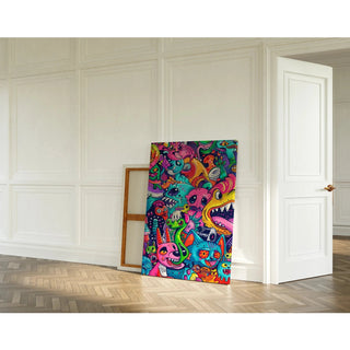 Manifesto Pop Art - Esplosione Cromatica