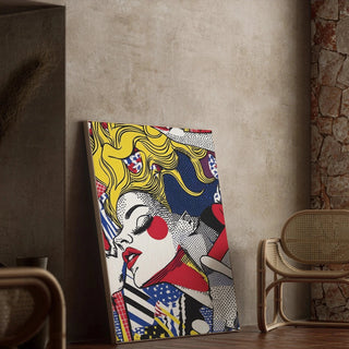 Manifesto Pop Art, intitolato - Bellezza in Movimento