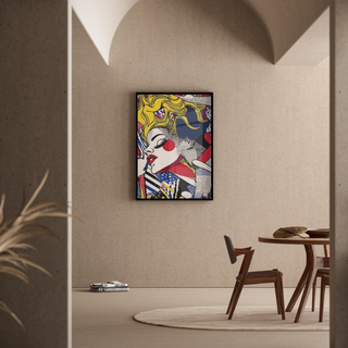 Manifesto Pop Art, intitolato - Bellezza in Movimento