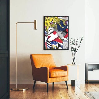 Manifesto Pop Art, intitolato - Bellezza in Movimento