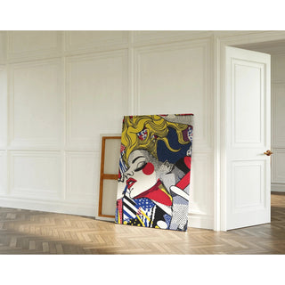 Manifesto Pop Art, intitolato - Bellezza in Movimento