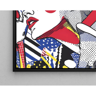 Manifesto Pop Art, intitolato - Bellezza in Movimento