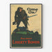 Poster vintage militare Come On Buy More Liberty Bonds