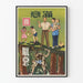 Poster decorativo rétro cinese Famiglia e Rivolta