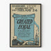 Poster Teatro Creato Eguagliato da John Hunter Booth