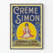 Poster vintage Crème Simon splendore di giovinezza