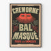 Poster vintage Bal Masqué Cremorne