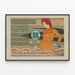 Poster vintage Cycles et Automobiles Georges Richard — quadro incorniciato alla parete