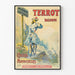 Poster vintage Terrot Cycles et Motocycles Dijon