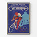 Poster vintage Cicli Moto Bici con motore Olimpico