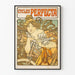 Poster vintage Cycles Perfecta stile Art Nouveau