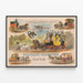 Poster vintage D. Rosenberg & Sons Verniciature per carrozze standard New York — quadro incorniciato alla parete
