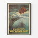 Poster vintage "Way Down East" di D.W. Griffith