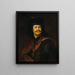 Ritratto del Principe Ferenc Rákóczi II - Adam Mányoki — quadro incorniciato alla parete