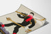 Poster vintage abbigliamento da sci e attrezzature Loden-Fabrik Frey