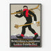 Poster vintage abbigliamento da sci e attrezzature Loden-Fabrik Frey