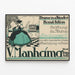 Poster vintage Damen- & Kinder-Konfektion V. Manheimer — quadro incorniciato alla parete