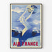 Poster vintage Air France 'Dans tous les ciels' di R. de Valerio