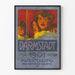 Poster vintage Darmstadt 1901 esposizione artistica