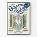 Poster vintage Dars'a Padlock on de Golden Gate