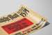 Poster Vintage Das Deutsche Blatt - Pubblicità Tedesca in Nero e Rosso — vista dell’opera