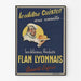 Della locandina vintage - I Deliziosi Prodotti Flan Lyonnais