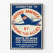 Poster vintage Difendere l'America aiutando gli Alleati