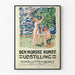 Poster Vintage Esposizione d'Arte Norvegese a Charlottenborg