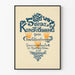 Poster vintage esposizione artistica svedese a Charlottenborg