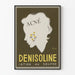 Poster vintage DENISOLINE lozione al zolfo contro l'acne