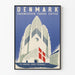 Poster decorativo Chiesa Grundtvig a Copenaghen