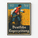 Poster vintage tedesco Journal Agricole