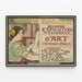Poster vintage esposizione internazionale di arte fotografica 1896 — quadro incorniciato alla parete