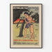 Poster murale d'arte vietnamita vintage - lotta contro l'invasione comunista
