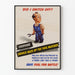 Poster Retrò Did I Switch Off - Poster Risparmio Energetico