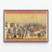 Poster vintage Barnum & Bailey Grande Ménagerie Animali Esotici — quadro incorniciato alla parete
